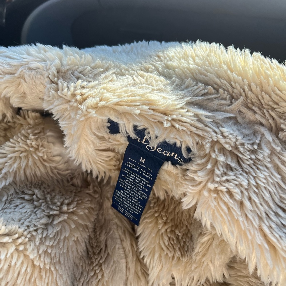 Earl Jeans Denim Jacket Sherpa Lining